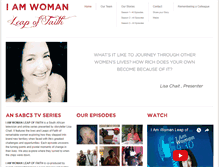 Tablet Screenshot of iamwomanseries.com